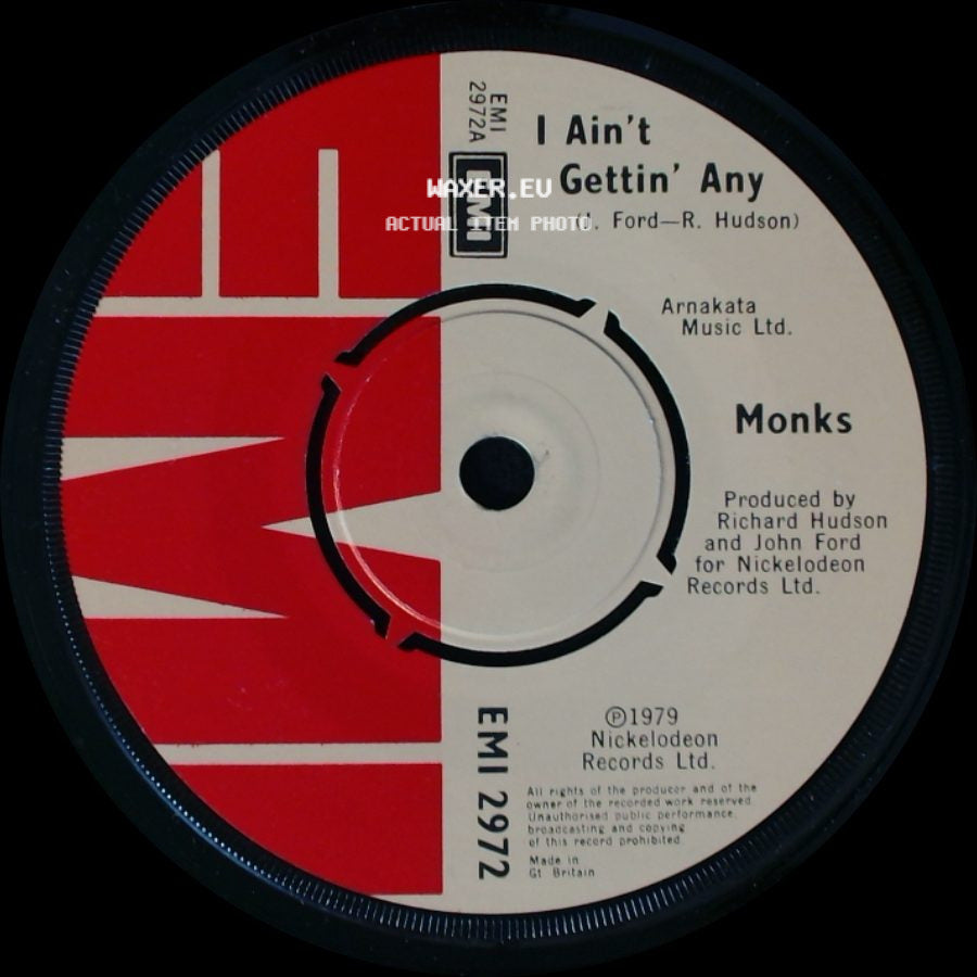 Monks - Inter-City Kitty / I Ain't Gettin' Any side B