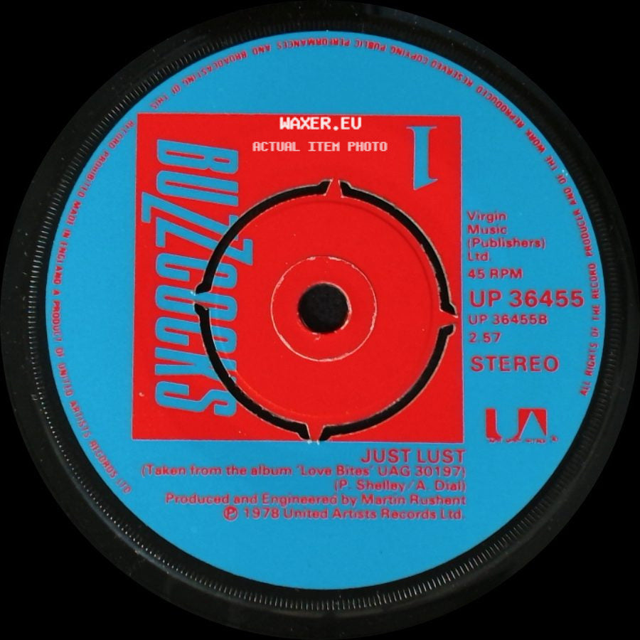 Buzzcocks - Ever Fallen In Love (With Someone You Shouldn't've?) / Just Lust side B