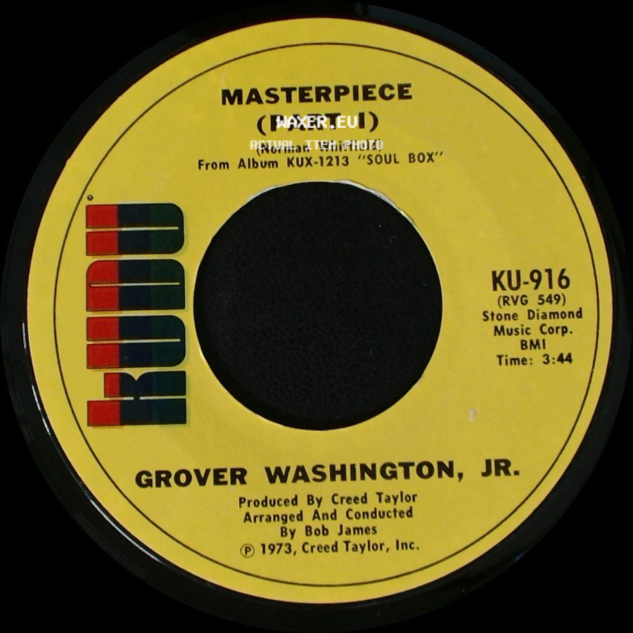 Grover Washington, Jr. - Masterpiece (Part Ii) / Masterpiece (Part 1) side B