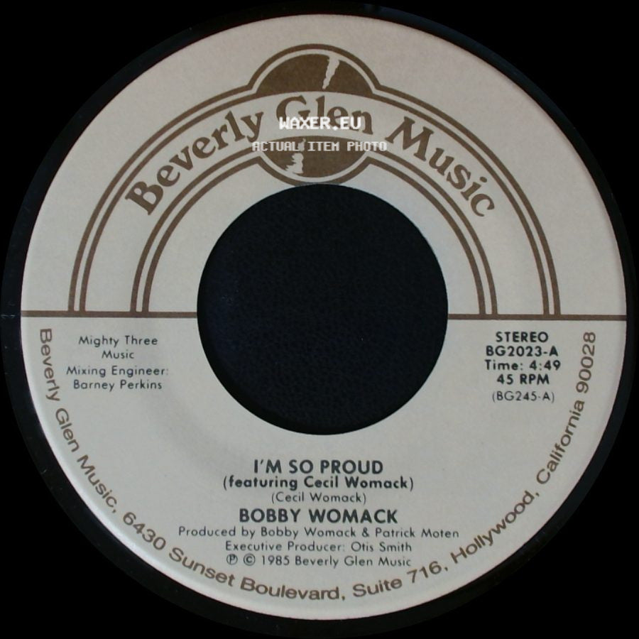 Bobby Womack - Searching For My Love / I'm So Proud (Featuring Cecil Womack) side B