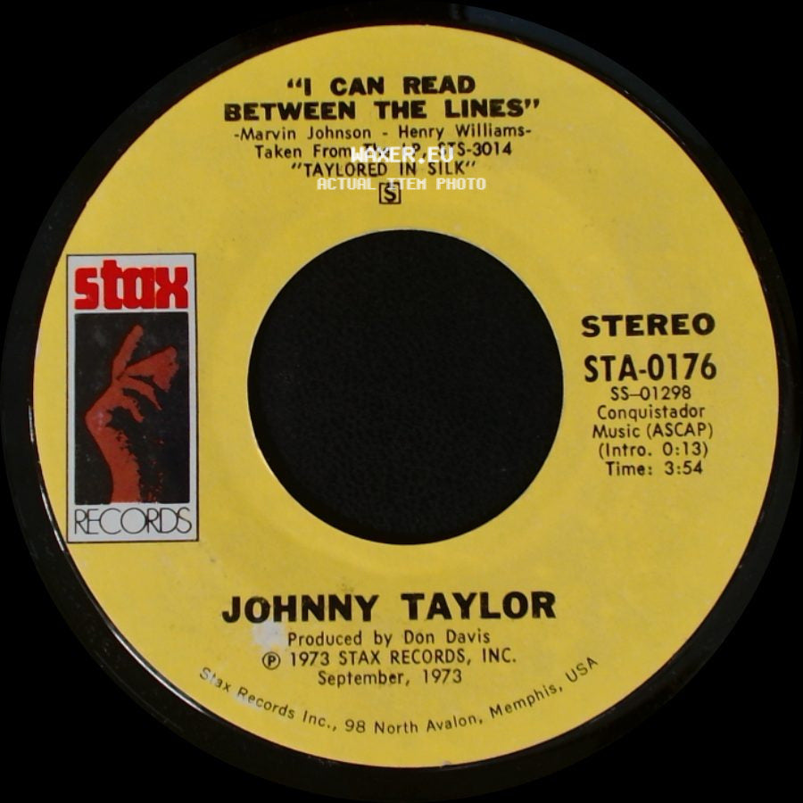 Johnny Taylor - Cheaper To Keep Her / I Can Read Between The Lines side B