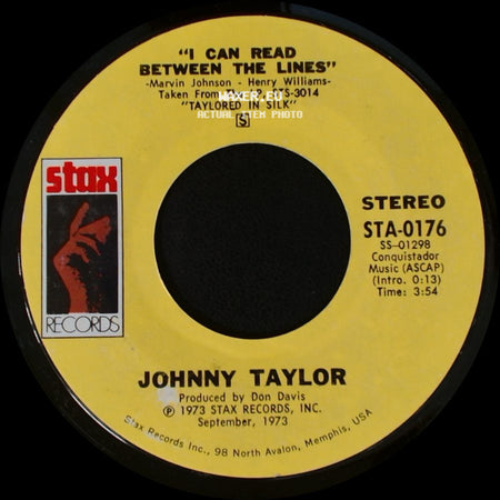 Johnny Taylor - Cheaper To Keep Her / I Can Read Between The Lines side B