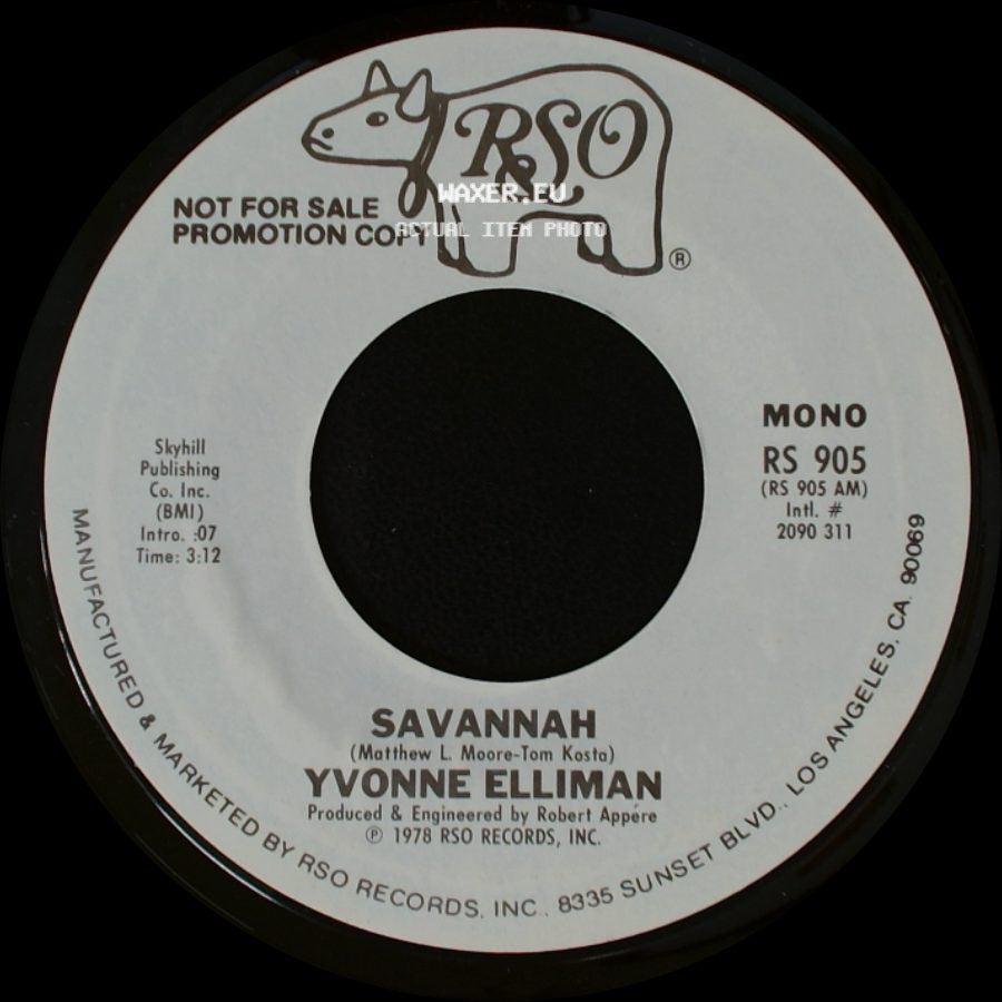 Yvonne Elliman - Savannah / Savannah side B