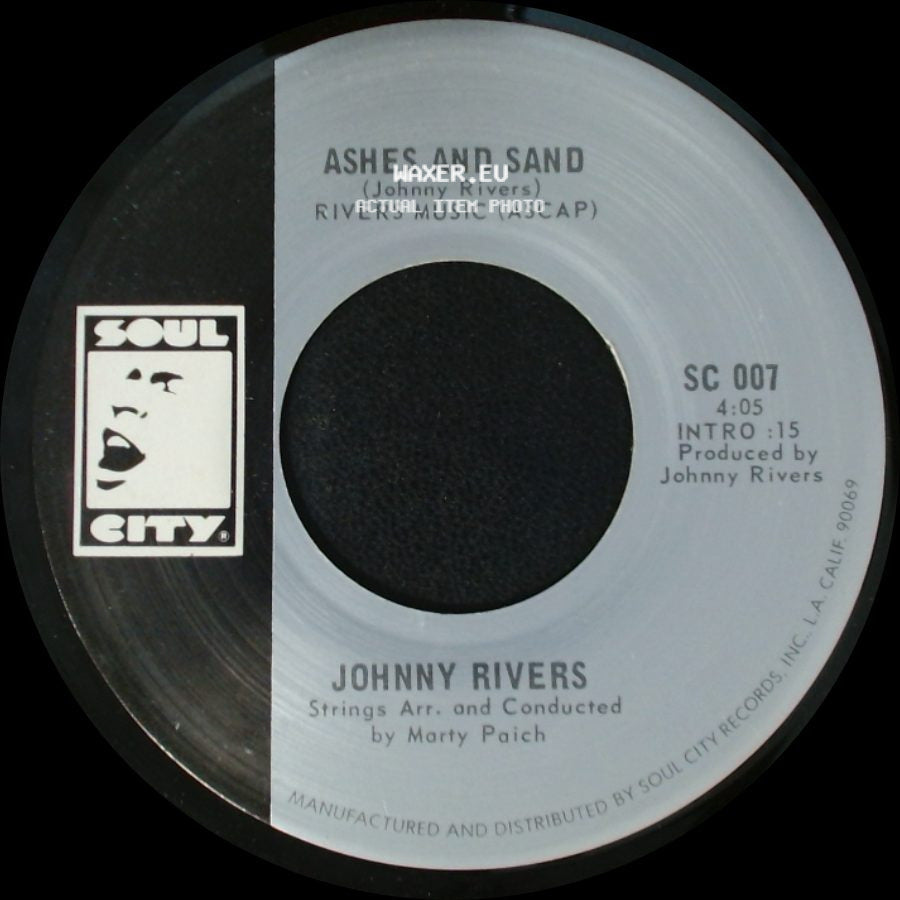 Johnny Rivers - Ashes And Sand / Outside Help side A