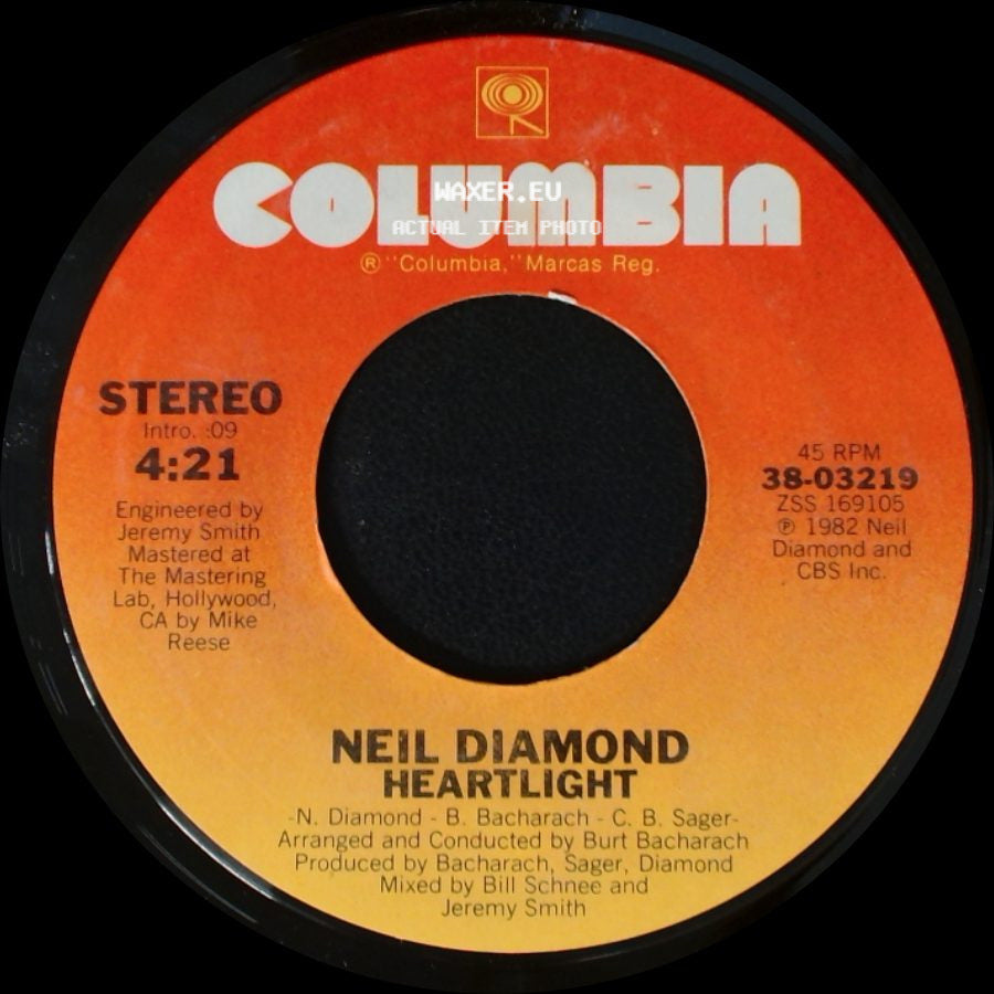 Neil Diamond - You Don't Know Me / Heartlight side B