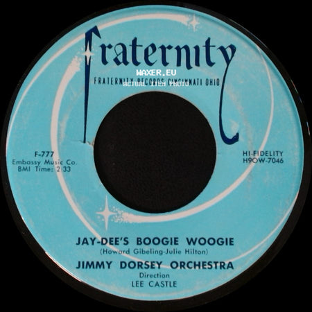 Jimmy Dorsey Orchestra / Jimmy Dorsey Orchestra And Chorus With Dick Stabile - Jay-Dee's Boogie Woogie / June Night side A
