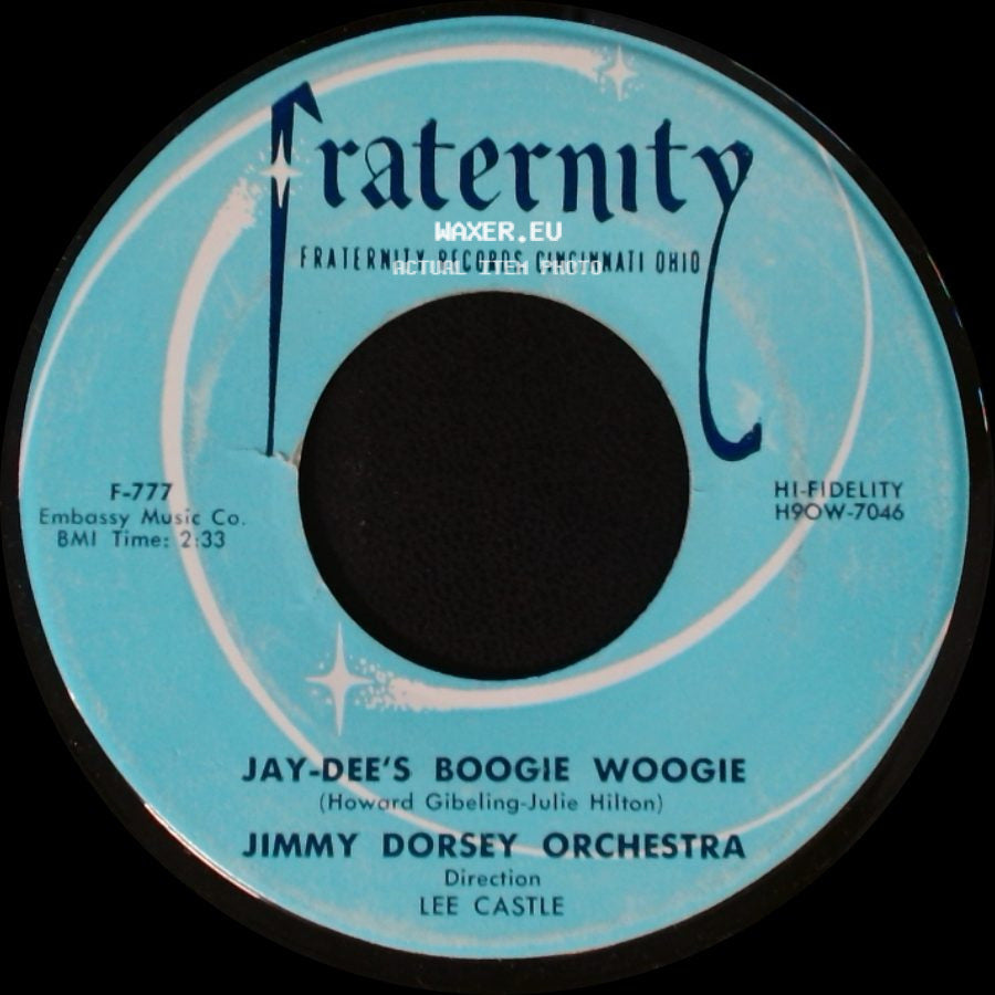 Jimmy Dorsey Orchestra / Jimmy Dorsey Orchestra And Chorus With Dick Stabile - Jay-Dee's Boogie Woogie / June Night side A