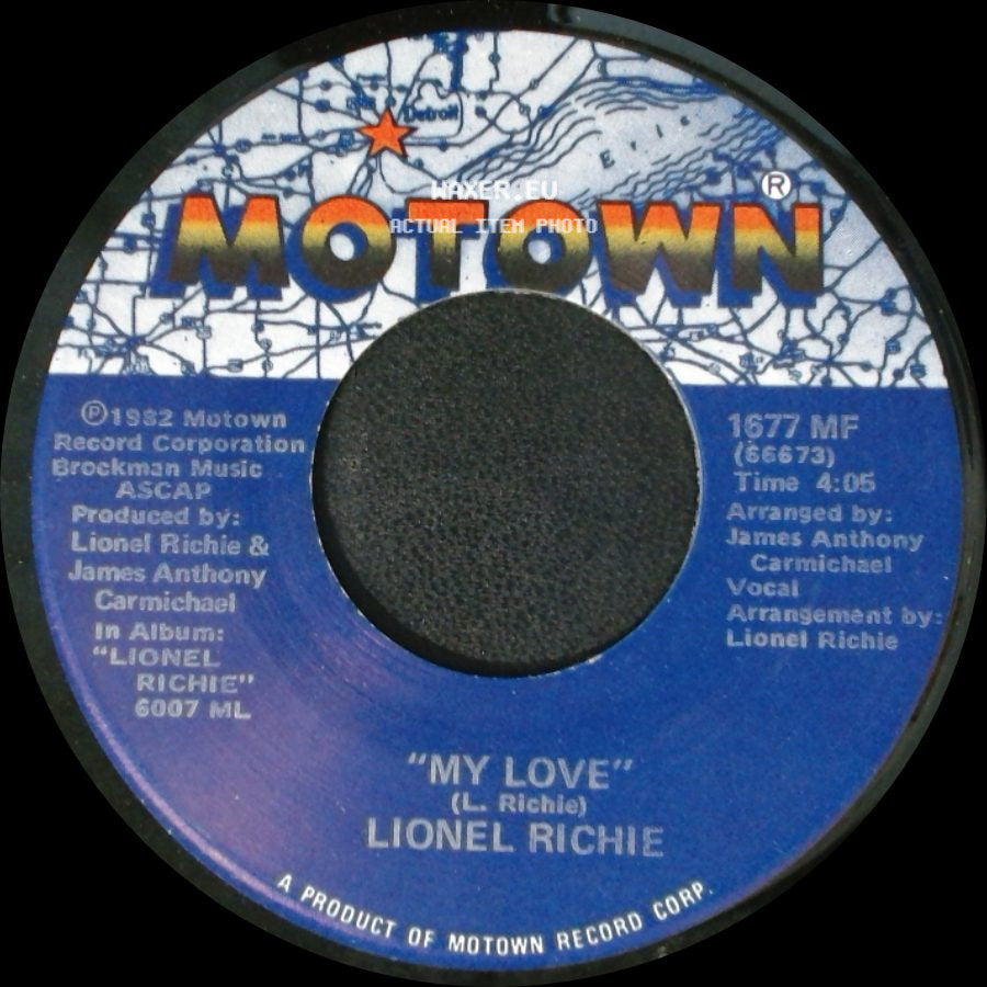 Lionel Richie - My Love / Round And Round side A