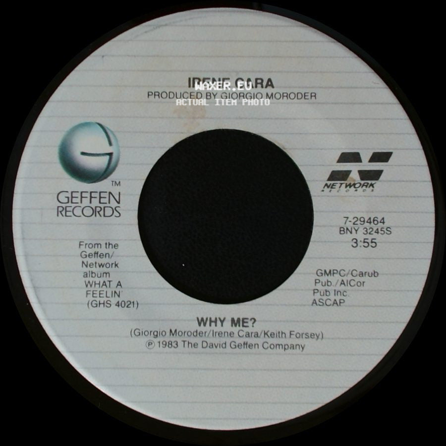 Irene Cara - Why Me? / Talk Too Much side A