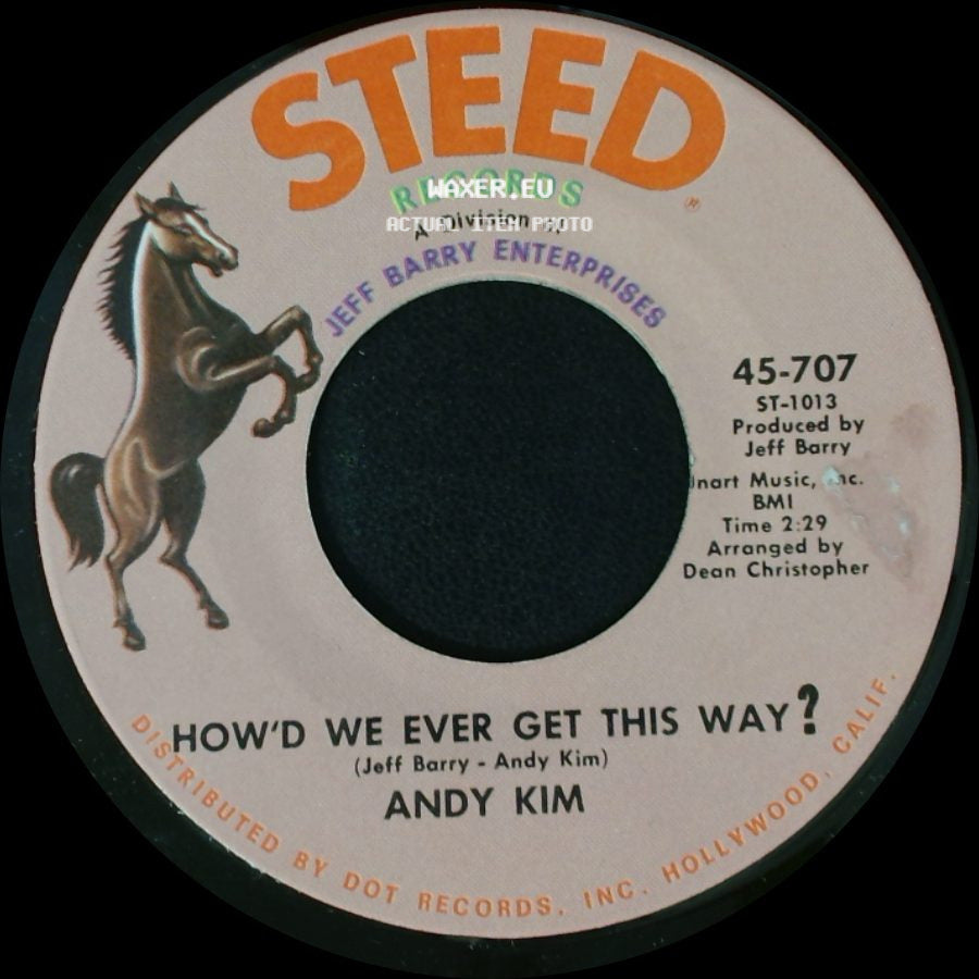 Andy Kim - Are You Ever Coming Home? / How'd We Ever Get This Way? side B
