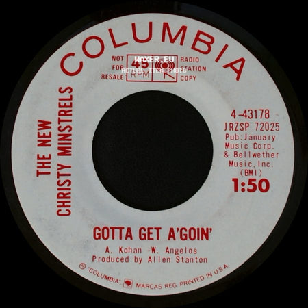 The New Christy Minstrels - Down The Road I Go / Gotta Get A'goin' side B