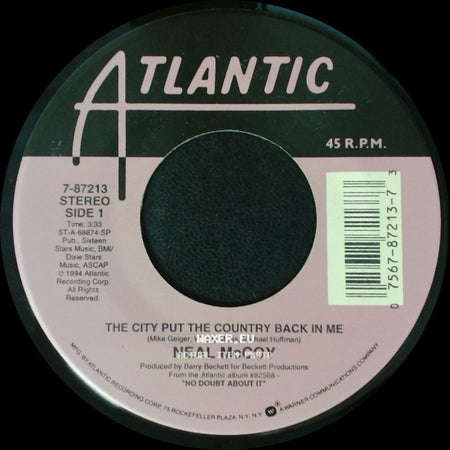 Neal Mccoy - The City Put The Country Back In Me / Why Not Tonight side A