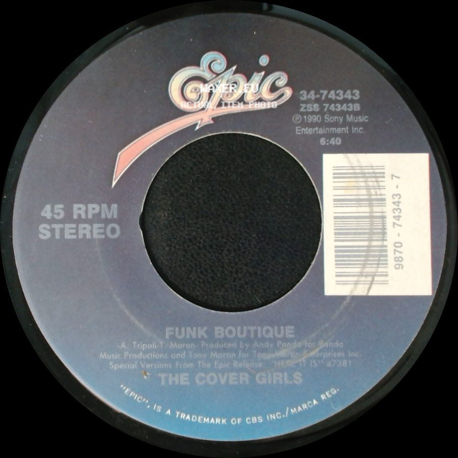 The Cover Girls - Funk Boutique / Wishing On A Star side A