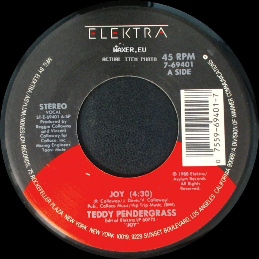 Teddy Pendergrass - Joy / Let Me Be Closer side A