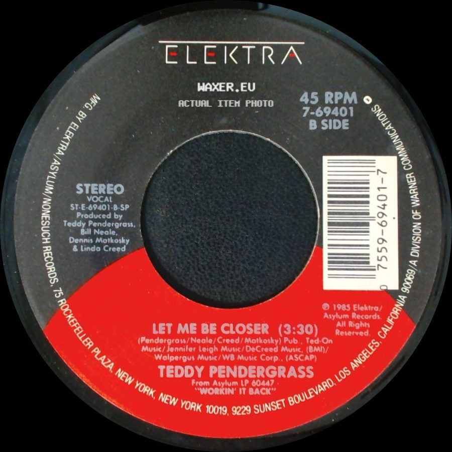 Teddy Pendergrass - Joy / Let Me Be Closer side B
