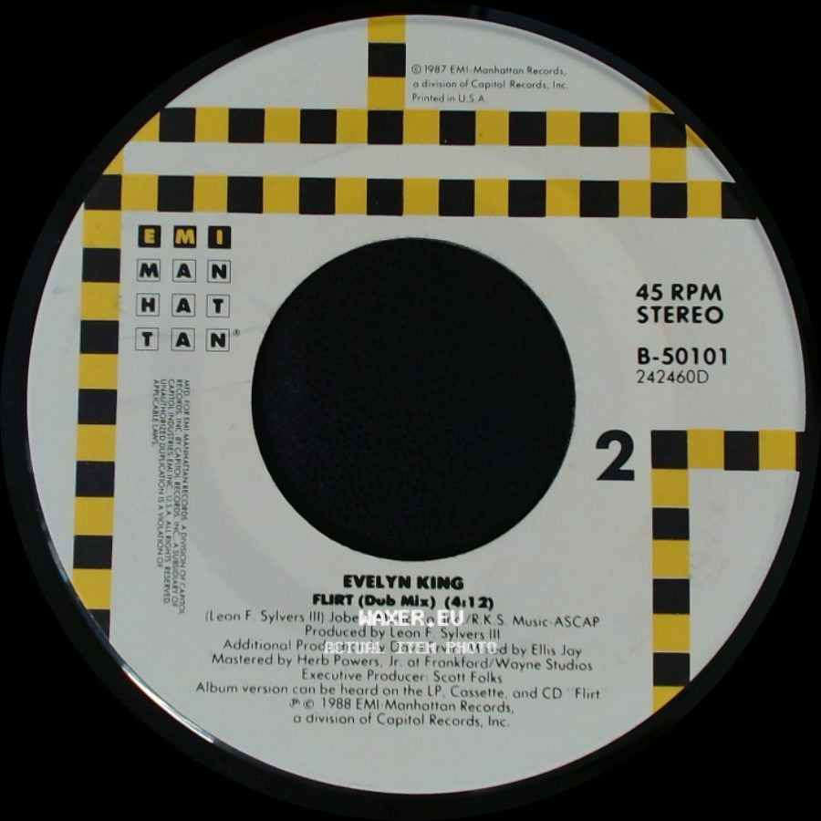Evelyn King - Flirt / Flirt (Dub Mix) side B