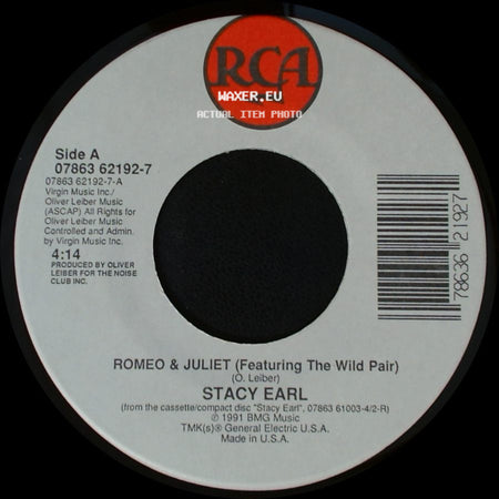 Stacy Earl - Romeo & Juliet (Featuring The Wild Pair) / Sho 'nuf A Star side A