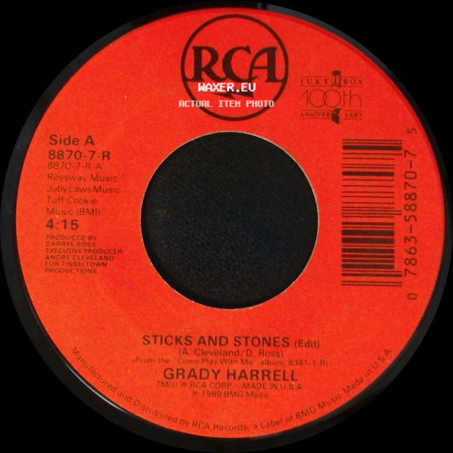 Grady Harrell - Sticks And Stones (Edit) / About Face side A