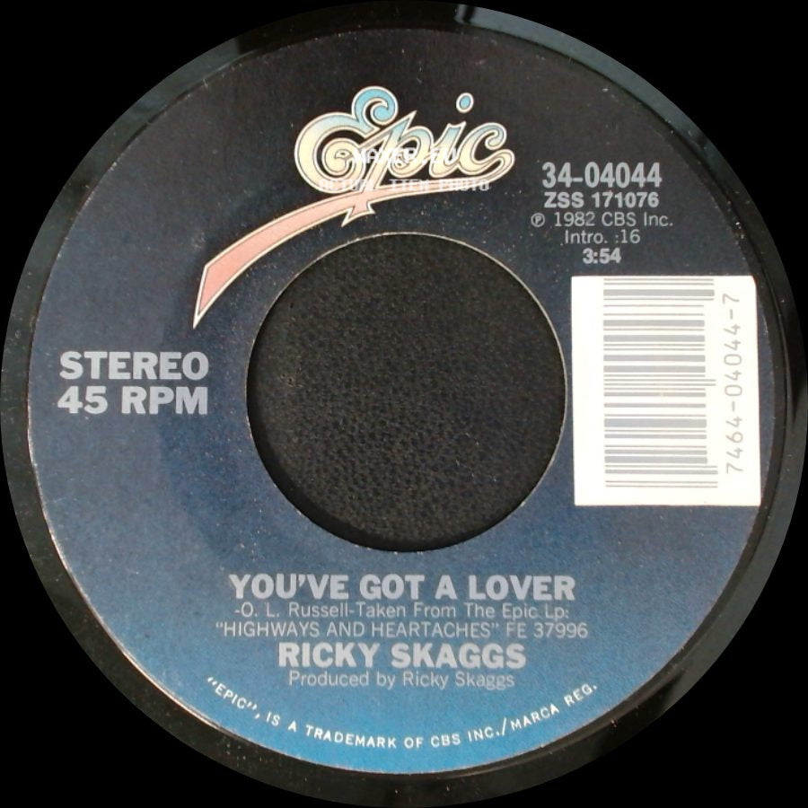 Ricky Skaggs - Let's Love The Bad Times Away / You've Got A Lover side B