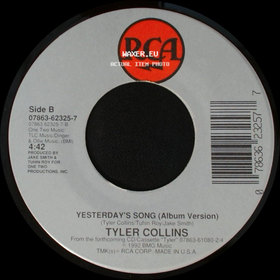 Tyler Collins - It Doesn't Matter (Radio Version) / Yesterday's Song (Album Version) side B