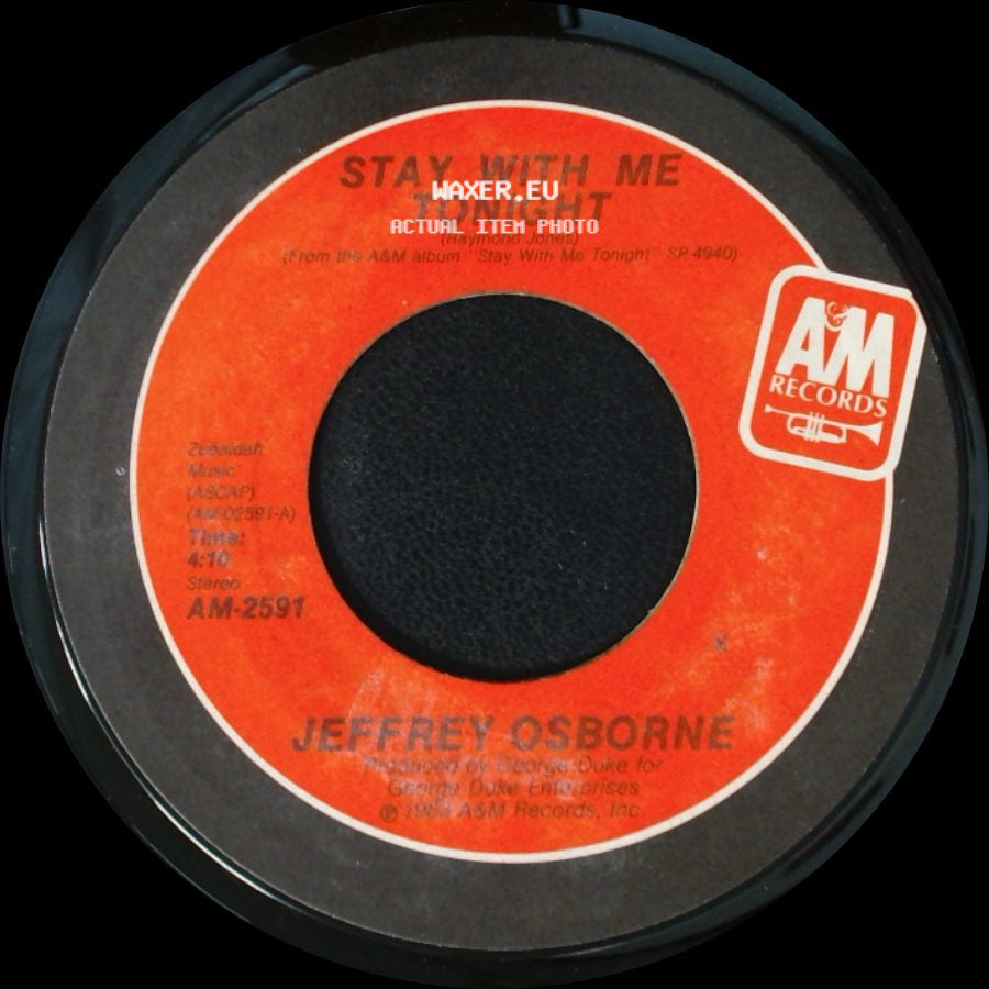 Jeffrey Osborne - Baby / Stay With Me Tonight side B