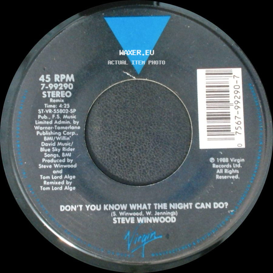 Steve Winwood - Don't You Know What The Night Can Do? / Don't You Know What The Night Can Do? side A