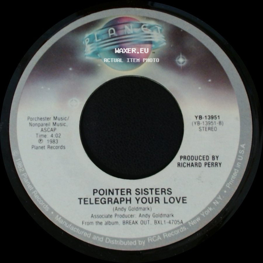 Pointer Sisters - Telegraph Your Love / Neutron Dance side A