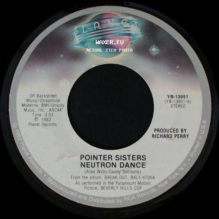 Pointer Sisters - Telegraph Your Love / Neutron Dance side B