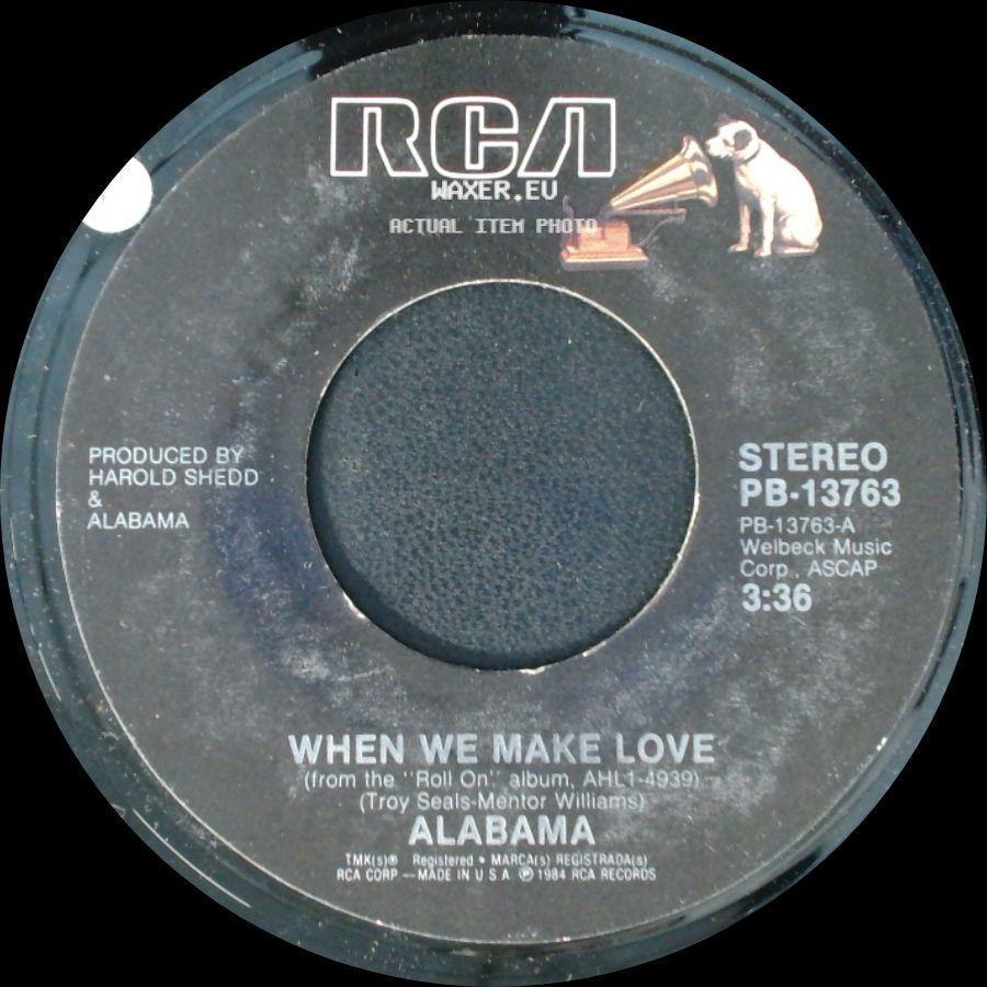 Alabama - When We Make Love / Carolina Mountain Dewe side A