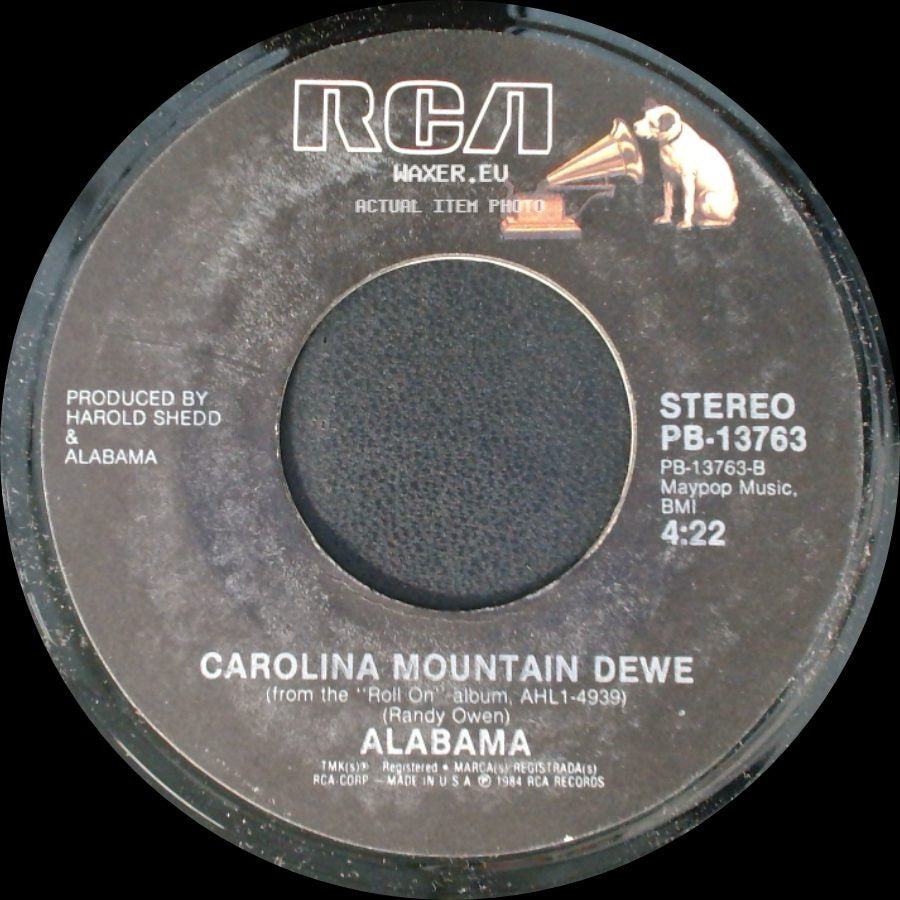 Alabama - When We Make Love / Carolina Mountain Dewe side B