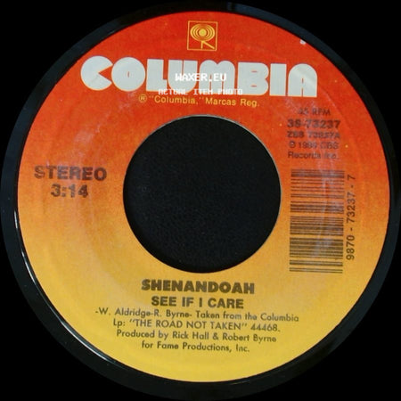 Shenandoah - See If I Care / Lily Of The Alley side A