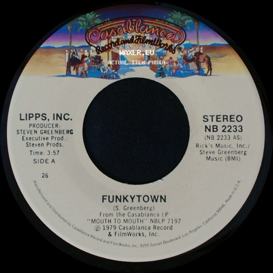 Lipps, Inc. - Funkytown / All Night Dancing side A