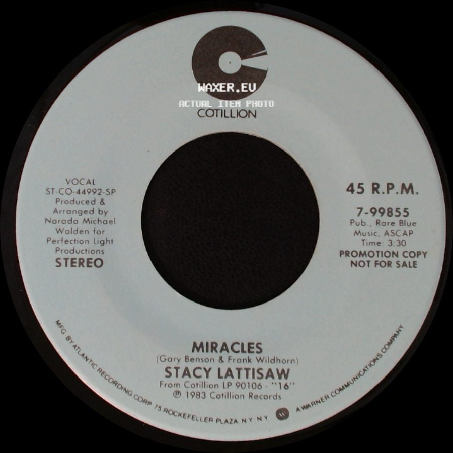 Stacy Lattisaw - Miracles / Miracles side A