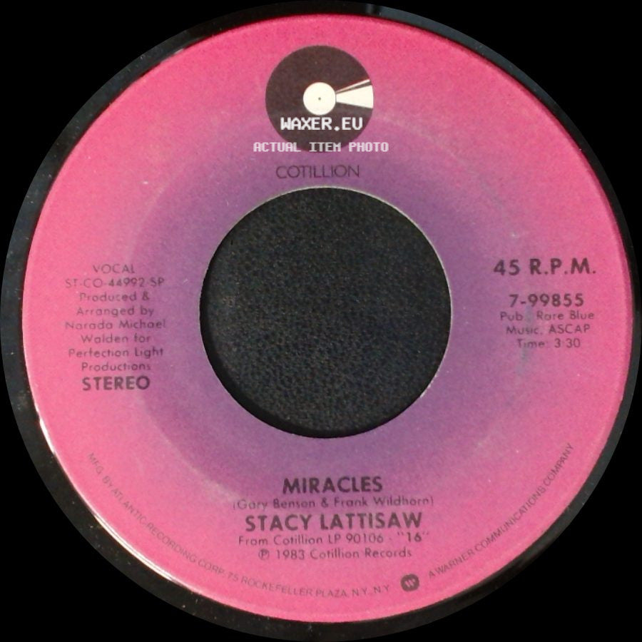 Stacy Lattisaw - Miracles / Black Pumps And Pink Lipstick side A