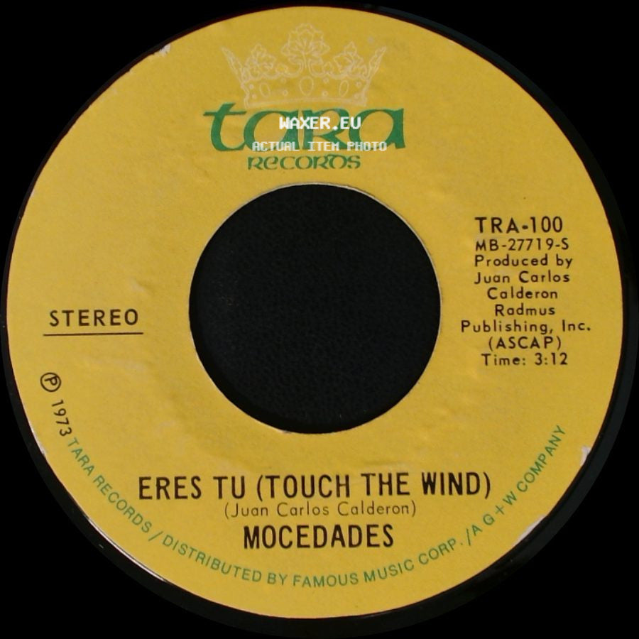 Mocedades - Touch The Wind (Eres Tu) / Eres Tu (Touch The Wind) side B