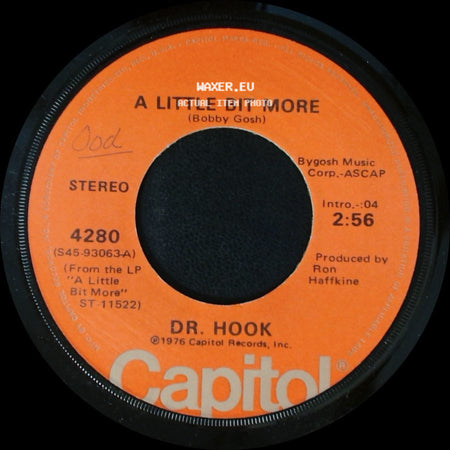 Dr. Hook - A Little Bit More / A Couple More Years side A
