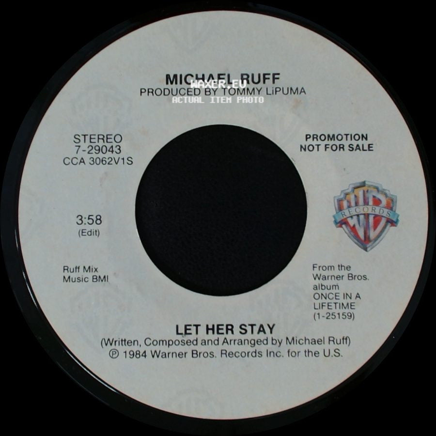 Michael Ruff - Let Her Stay / Let Her Stay side B