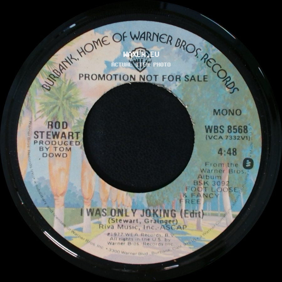 Rod Stewart - I Was Only Joking (Edit) / I Was Only Joking (Edit) side A