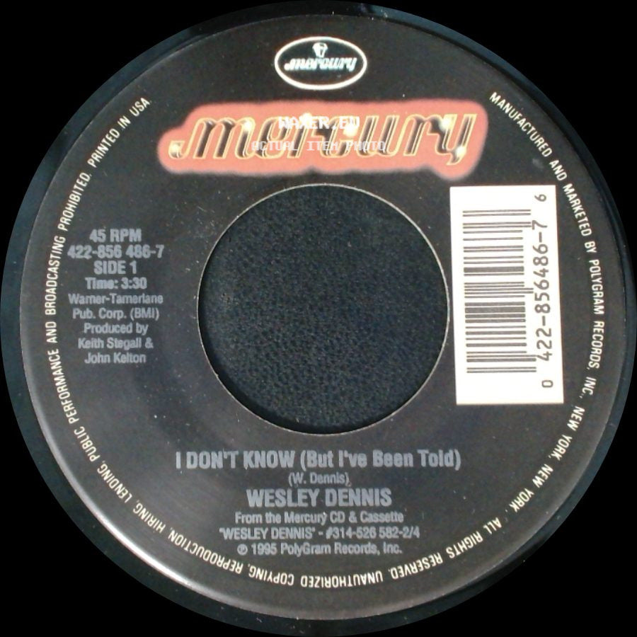 Wesley Dennis - I Don't Know (But I've Been Told) / Borrowed Angel side A