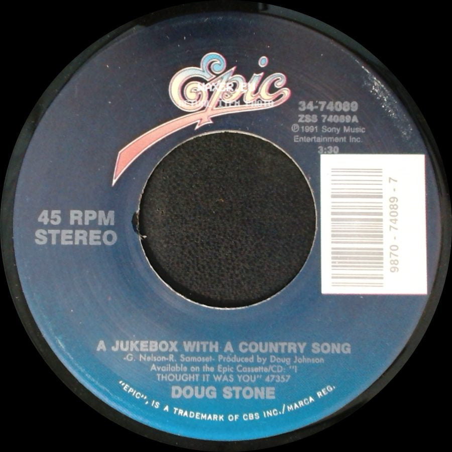 Doug Stone - A Jukebox With A Country Song / Remember The Ride side A