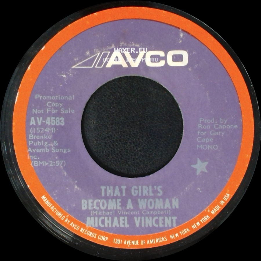 Michael Vincent - That Girl's Become A Woman / That Girl's Become A Woman side A