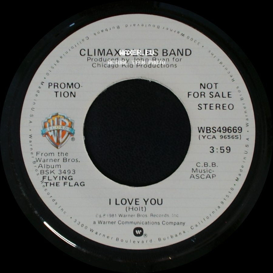 Climax Blues Band - I Love You / I Love You side B