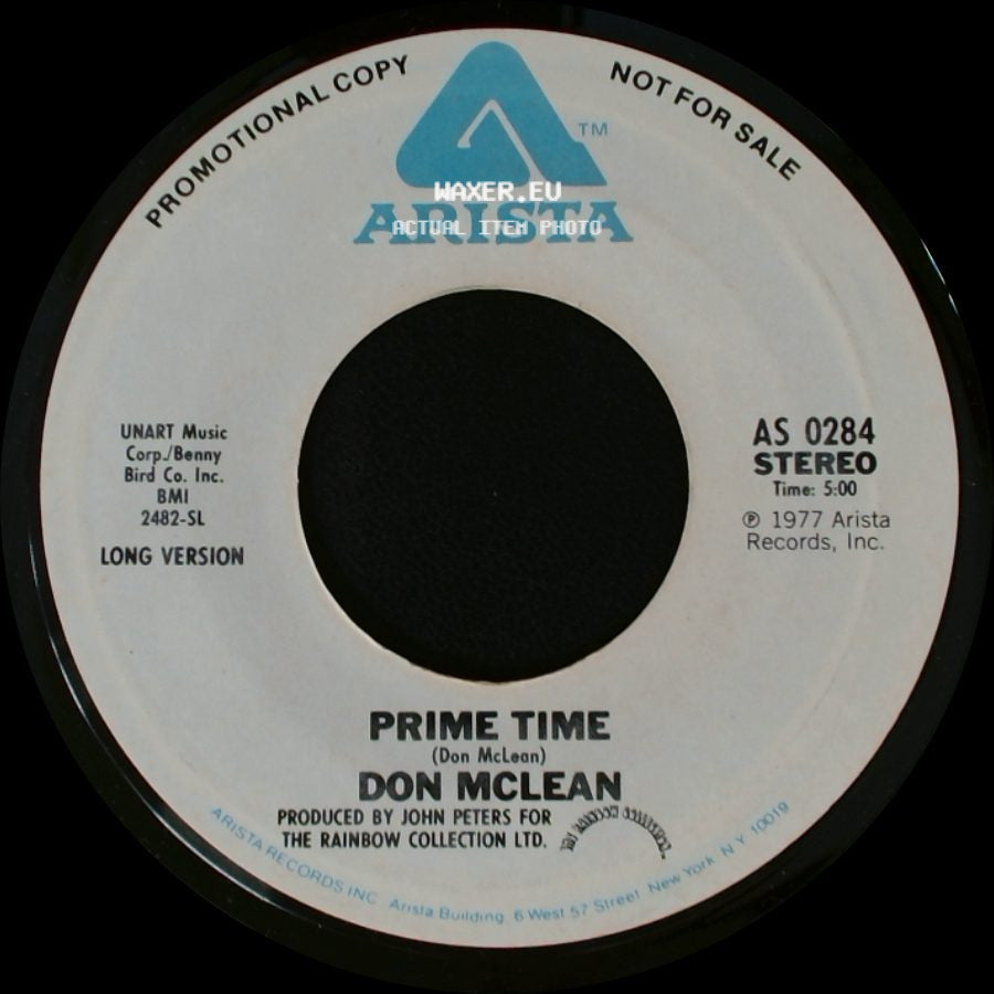 Don Mclean - Prime Time / Prime Time side B