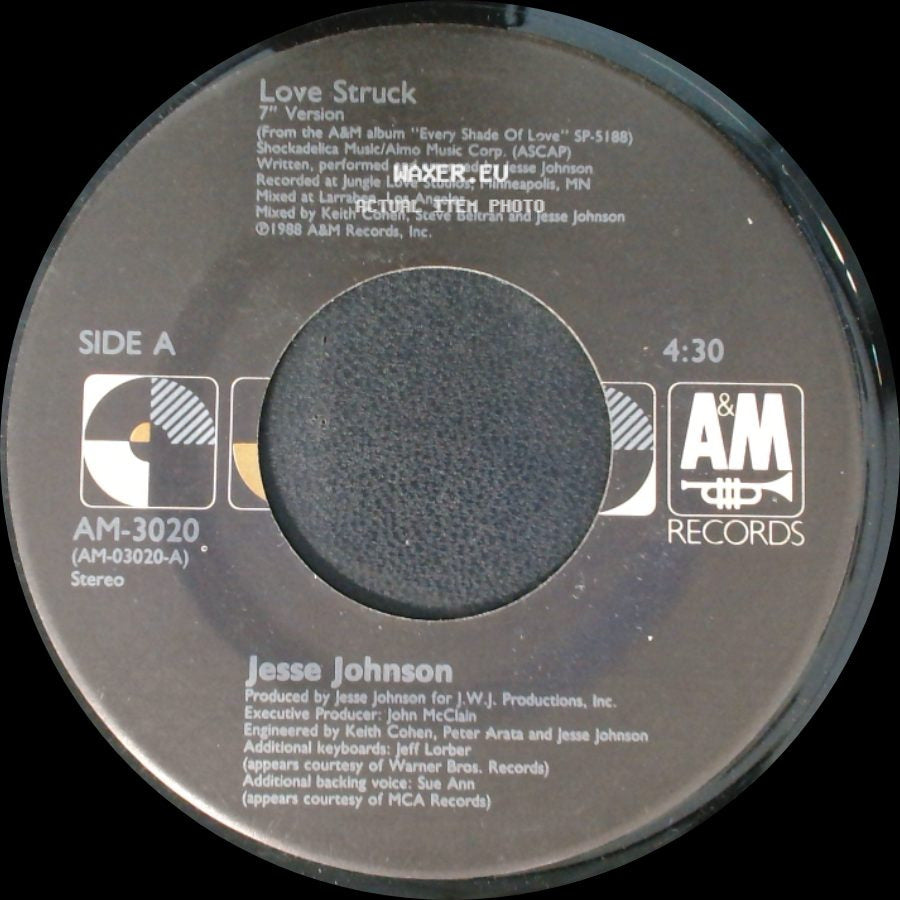 Jesse Johnson - Love Struck / Do Yourself A Favor side A