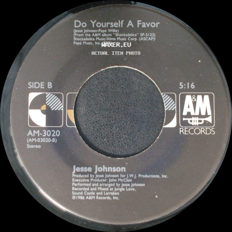 Jesse Johnson - Love Struck / Do Yourself A Favor side B