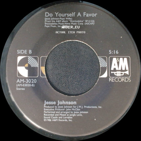 Jesse Johnson - Love Struck / Do Yourself A Favor side B