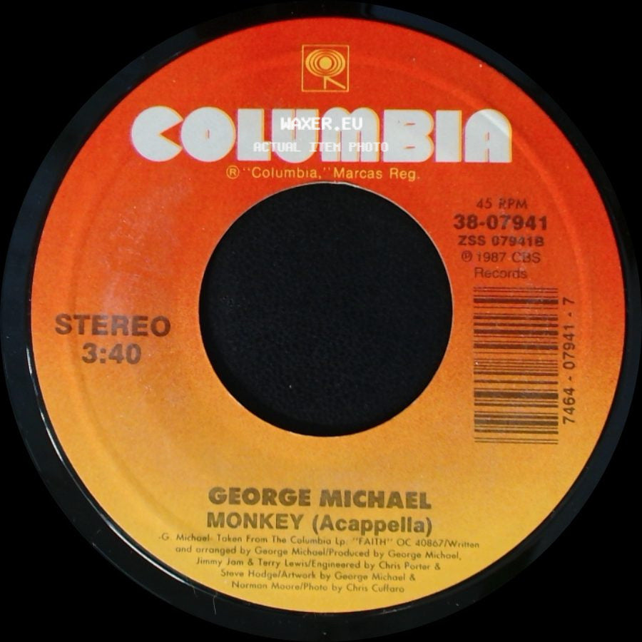George Michael - Monkey (Acappella) / Monkey side A