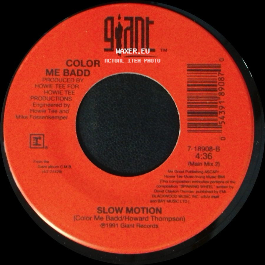 Color Me Badd - Slow Motion / Slow Motion side A