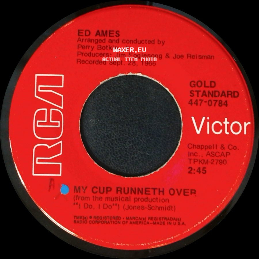 Ed Ames - Try To Remember / My Cup Runneth Over side B