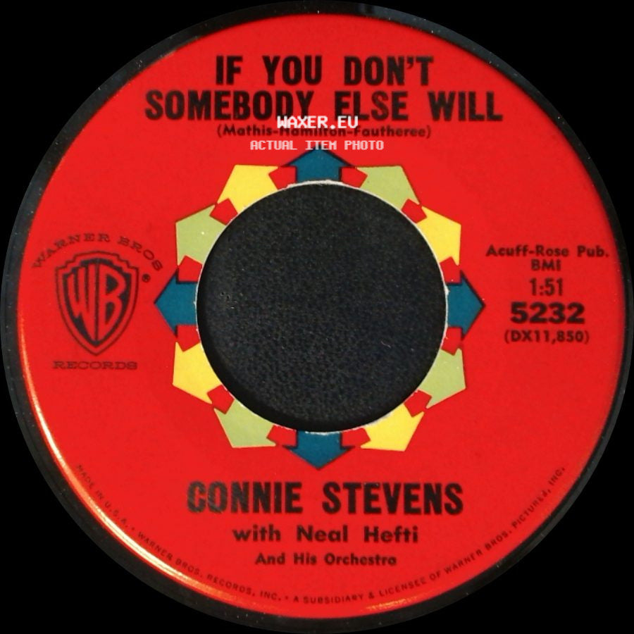 Connie Stevens With Neal Hefti And His Orchestra - If You Don't Somebody Else Will / The Greenwood Tree side A